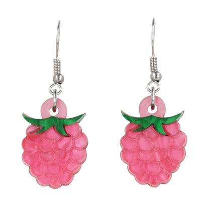Raspberry Earrings